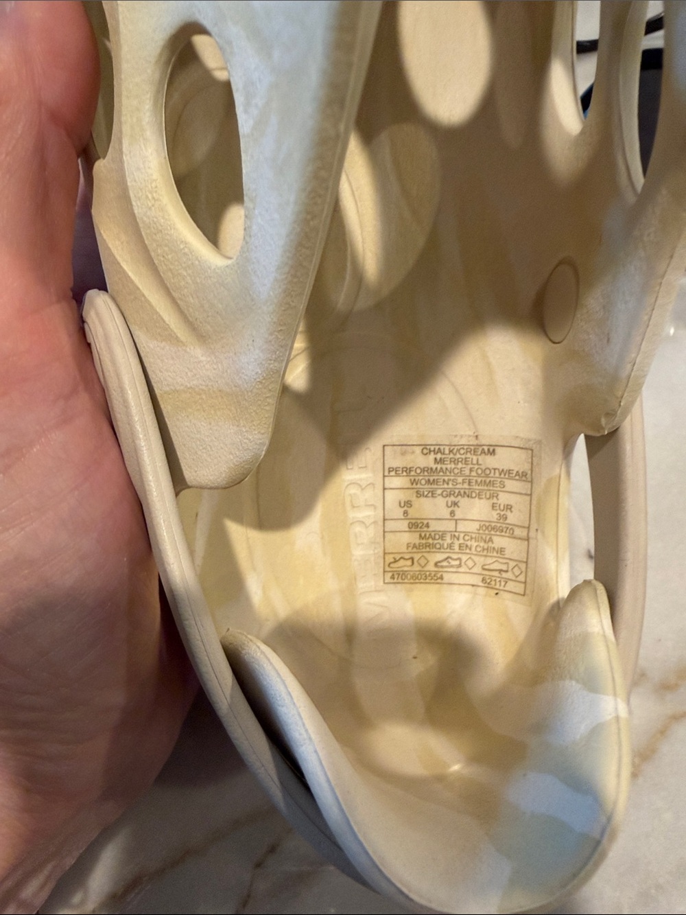 Merrell Hydro Moc Water or Medical Wear Soft EVA Unisex Shoes, women’s 8/EU 39 - Picture 9 of 12